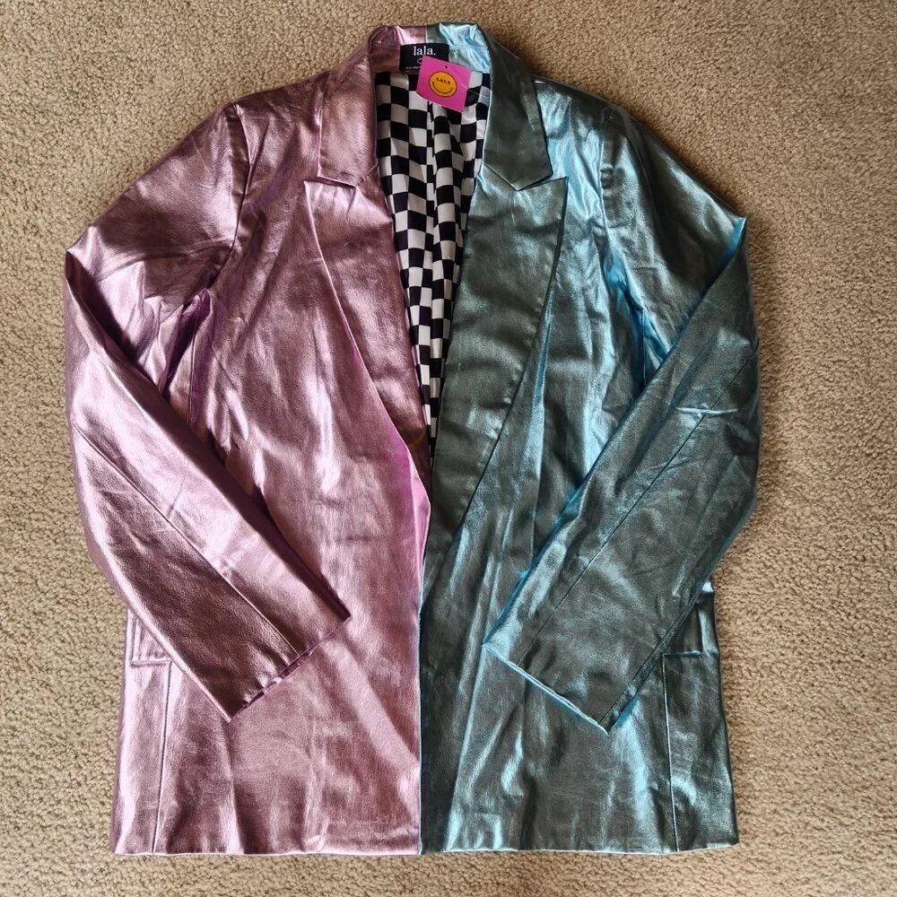 NWT *SOLD OUT ONLINE* Lala Metallic Blazer - Picture 6 of 14
